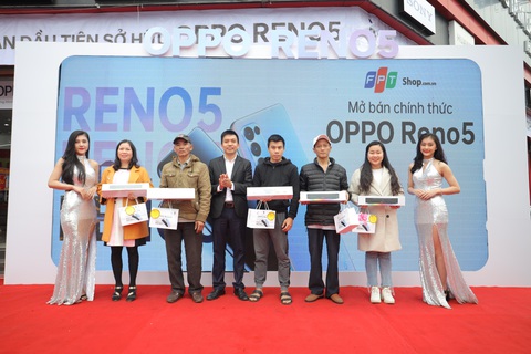 OPPO Reno5 chính thức có mặt tại các hệ thống bán lẻ toàn quốc - Ảnh 1. OPPO Reno5 chính thức có mặt tại các hệ thống bán lẻ toàn quốc - Ảnh 1.