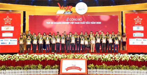 Vinh danh Top 50 doanh nghiệp Việt Nam xuất sắc năm 2020 - Ảnh 1. Vinh danh Top 50 doanh nghiệp Việt Nam xuất sắc năm 2020 - Ảnh 1.