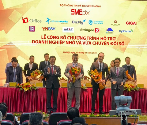 Công bố chương trình hỗ trợ chuyển đổi số cho doanh nghiệp vừa và nhỏ - Ảnh 1. Công bố chương trình hỗ trợ chuyển đổi số cho doanh nghiệp vừa và nhỏ - Ảnh 1.
