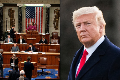 Hạ viện Mỹ thông qua nghị quyết hối thúc kích hoạt Tu chính án 25 phế truất ông Trump - Ảnh 1. Hạ viện Mỹ thông qua nghị quyết hối thúc kích hoạt Tu chính án 25 phế truất ông Trump - Ảnh 1.