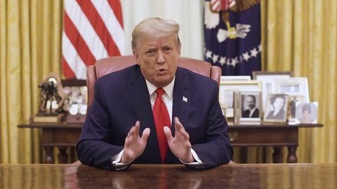 Không nhắc đến luận tội, Tổng thống Trump đăng video kêu gọi dân Mỹ đoàn kết - Ảnh 1. Không nhắc đến luận tội, Tổng thống Trump đăng video kêu gọi dân Mỹ đoàn kết - Ảnh 1.