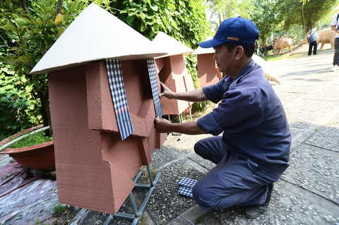 Vào hậu trường chế tác linh vật cho đường hoa Nguyễn Huệ 2021 - Ảnh 8. Vào hậu trường chế tác linh vật cho đường hoa Nguyễn Huệ 2021 - Ảnh 8.