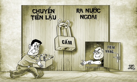 Quá bất thường khi một tiệm vàng chuyển tiền ngàn tỉ - Ảnh 1. Quá bất thường khi một tiệm vàng chuyển tiền ngàn tỉ - Ảnh 1.
