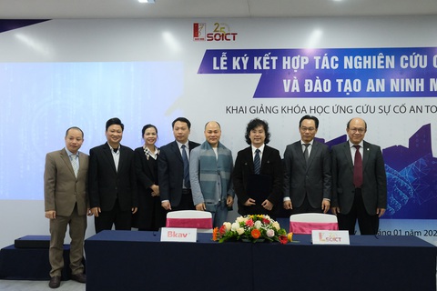 Trường ĐH Bách khoa Hà Nội ký kết với BKAV đào tạo an ninh mạng - Ảnh 1. Trường ĐH Bách khoa Hà Nội ký kết với BKAV đào tạo an ninh mạng - Ảnh 1.