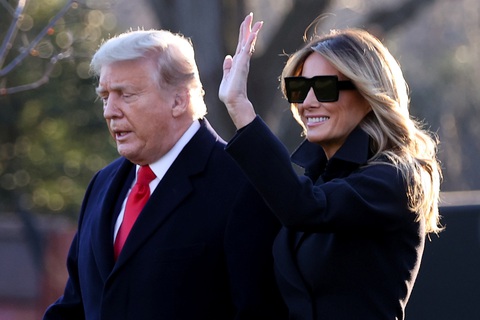 Đệ nhất phu nhân Melania nói lời chia tay: Tôi được những người Mỹ tuyệt vời truyền cảm hứng - Ảnh 1. Đệ nhất phu nhân Melania nói lời chia tay: Tôi được những người Mỹ tuyệt vời truyền cảm hứng - Ảnh 1.