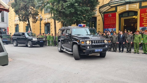 Công an Hà Nội huy động 100% quân số bảo vệ Đại hội Đảng lần thứ XIII - Ảnh 1. Công an Hà Nội huy động 100% quân số bảo vệ Đại hội Đảng lần thứ XIII - Ảnh 1.