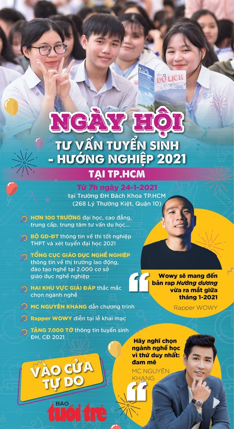 Gần 100 trường ĐH, CĐ tham dự ngày hội tư vấn tuyển sinh tại TP.HCM - Ảnh 2. Gần 100 trường ĐH, CĐ tham dự ngày hội tư vấn tuyển sinh tại TP.HCM - Ảnh 2.