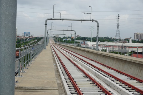Tàu metro số 1 vận hành thử từ Bình Thái về depot Long Bình quý 4-2021 - Ảnh 1. Tàu metro số 1 vận hành thử từ Bình Thái về depot Long Bình quý 4-2021 - Ảnh 1.