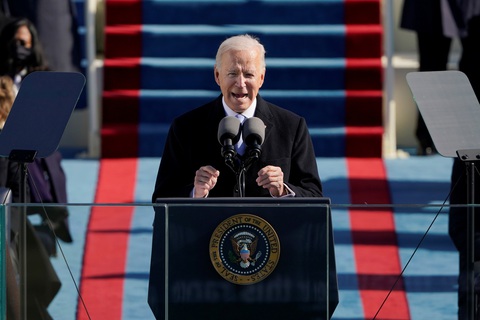 Bài diễn văn được trông chờ từ ông Biden khá ngắn - Ảnh 1. Bài diễn văn được trông chờ từ ông Biden khá ngắn - Ảnh 1.