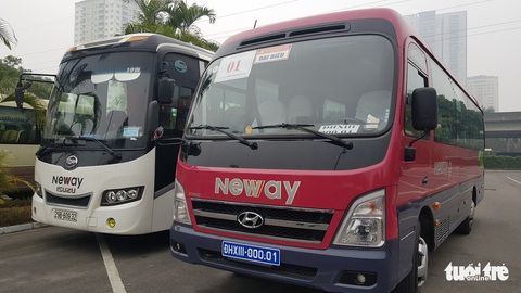 Kiểm định, gắn biển tạm thời cho 109 ôtô phục vụ Đại hội XIII - Ảnh 1. Kiểm định, gắn biển tạm thời cho 109 ôtô phục vụ Đại hội XIII - Ảnh 1.