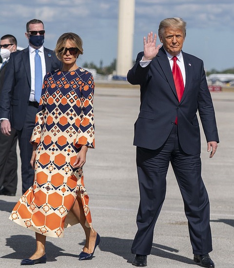 Cựu đệ nhất phu nhân Melania Trump không buồn khi chia tay Nhà Trắng - Ảnh 1. Cựu đệ nhất phu nhân Melania Trump không buồn khi chia tay Nhà Trắng - Ảnh 1.