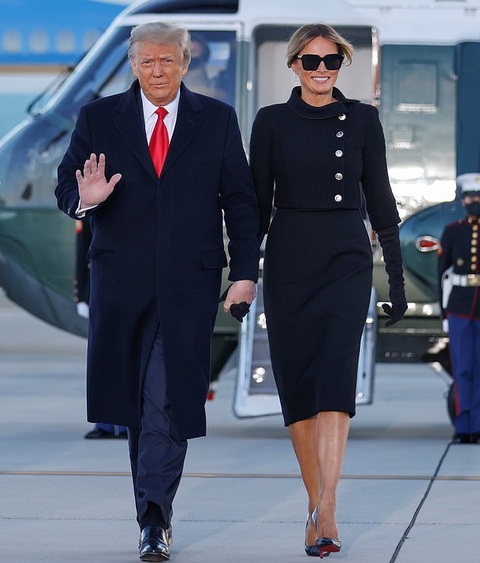 Cựu đệ nhất phu nhân Melania Trump không buồn khi chia tay Nhà Trắng - Ảnh 2. Cựu đệ nhất phu nhân Melania Trump không buồn khi chia tay Nhà Trắng - Ảnh 2.