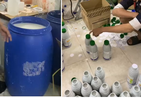 Công an TP.HCM phá đường dây sản xuất thuốc bảo vệ thực vật giả quy mô lớn - Ảnh 1. Công an TP.HCM phá đường dây sản xuất thuốc bảo vệ thực vật giả quy mô lớn - Ảnh 1.