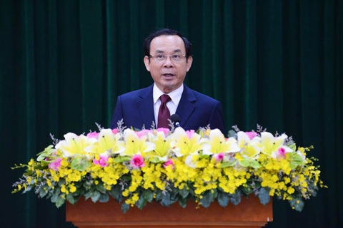 Ông Nguyễn Văn Nên: Lấy TP Thủ Đức làm mẫu một số việc cho toàn TP.HCM - Ảnh 1. Ông Nguyễn Văn Nên: Lấy TP Thủ Đức làm mẫu một số việc cho toàn TP.HCM - Ảnh 1.