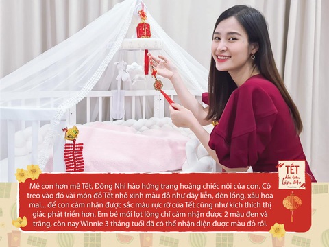 Tết đầu tiên làm mẹ ‘lạ lẫm’ tràn ngập yêu thương của Đông Nhi - Ảnh 3. Tết đầu tiên làm mẹ ‘lạ lẫm’ tràn ngập yêu thương của Đông Nhi - Ảnh 3.