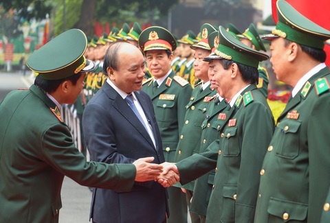 Thủ tướng giao lưu trực tuyến với bộ đội biên phòng trên biên giới - Ảnh 1. Thủ tướng giao lưu trực tuyến với bộ đội biên phòng trên biên giới - Ảnh 1.