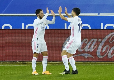 Hazard lên tiếng, Real Madrid thắng giòn giã - Ảnh 1. Hazard lên tiếng, Real Madrid thắng giòn giã - Ảnh 1.