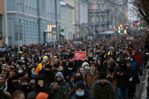 Nga phản đối Mỹ ủng hộ biểu tình đòi thả chính trị gia đối lập Navalny - Ảnh 1. Nga phản đối Mỹ ủng hộ biểu tình đòi thả chính trị gia đối lập Navalny - Ảnh 1.