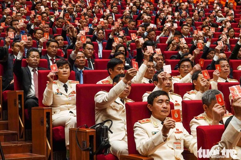 Chùm ảnh lãnh đạo Đảng, Nhà nước và các đại biểu tại phiên họp trù bị Đại hội Đảng XIII - Ảnh 15. Chùm ảnh lãnh đạo Đảng, Nhà nước và các đại biểu tại phiên họp trù bị Đại hội Đảng XIII - Ảnh 15.