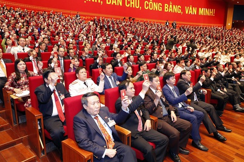 Chùm ảnh lãnh đạo Đảng, Nhà nước và các đại biểu tại phiên họp trù bị Đại hội Đảng XIII - Ảnh 14. Chùm ảnh lãnh đạo Đảng, Nhà nước và các đại biểu tại phiên họp trù bị Đại hội Đảng XIII - Ảnh 14.