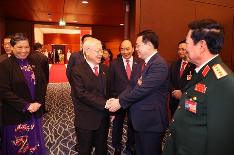 Chùm ảnh lãnh đạo Đảng, Nhà nước và các đại biểu tại phiên họp trù bị Đại hội Đảng XIII - Ảnh 5. Chùm ảnh lãnh đạo Đảng, Nhà nước và các đại biểu tại phiên họp trù bị Đại hội Đảng XIII - Ảnh 5.