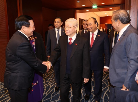 Chùm ảnh lãnh đạo Đảng, Nhà nước và các đại biểu tại phiên họp trù bị Đại hội Đảng XIII - Ảnh 8. Chùm ảnh lãnh đạo Đảng, Nhà nước và các đại biểu tại phiên họp trù bị Đại hội Đảng XIII - Ảnh 8.
