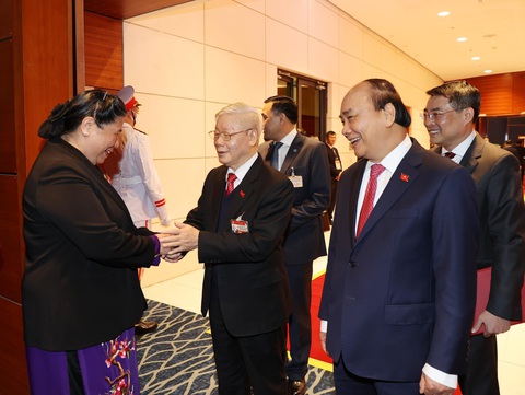 Chùm ảnh lãnh đạo Đảng, Nhà nước và các đại biểu tại phiên họp trù bị Đại hội Đảng XIII - Ảnh 7. Chùm ảnh lãnh đạo Đảng, Nhà nước và các đại biểu tại phiên họp trù bị Đại hội Đảng XIII - Ảnh 7.