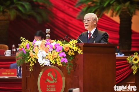 Chùm ảnh lãnh đạo Đảng, Nhà nước và các đại biểu tại phiên khai mạc Đại hội Đảng XIII - Ảnh 3. Chùm ảnh lãnh đạo Đảng, Nhà nước và các đại biểu tại phiên khai mạc Đại hội Đảng XIII - Ảnh 3.