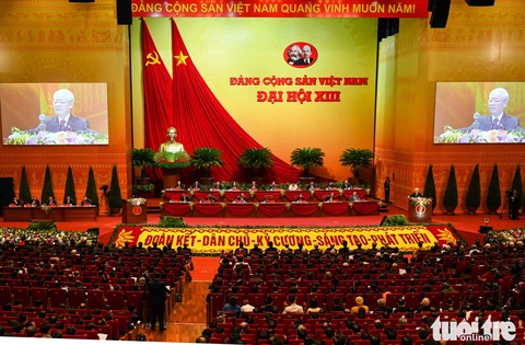 Chùm ảnh lãnh đạo Đảng, Nhà nước và các đại biểu tại phiên khai mạc Đại hội Đảng XIII - Ảnh 2. Chùm ảnh lãnh đạo Đảng, Nhà nước và các đại biểu tại phiên khai mạc Đại hội Đảng XIII - Ảnh 2.