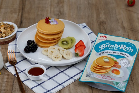 Tự làm bữa sáng dinh dưỡng tiện lợi với bột bánh rán pha sẵn - Ảnh 1. Tự làm bữa sáng dinh dưỡng tiện lợi với bột bánh rán pha sẵn - Ảnh 1.