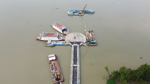 Phà Rạch Miễu chính thức hoạt động, chia lửa với cầu Rạch Miễu - Ảnh 3. Phà Rạch Miễu chính thức hoạt động, chia lửa với cầu Rạch Miễu - Ảnh 3.