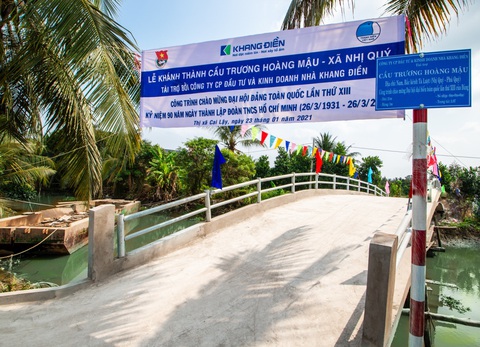 Khang Điền trao tặng 2 cây cầu nông thôn tại tỉnh Tiền Giang - Ảnh 3. Khang Điền trao tặng 2 cây cầu nông thôn tại tỉnh Tiền Giang - Ảnh 3.