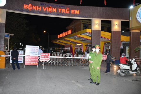 Hải Phòng phong tỏa Bệnh viện Trẻ em ngay trong đêm 28-1 - Ảnh 1. Hải Phòng phong tỏa Bệnh viện Trẻ em ngay trong đêm 28-1 - Ảnh 1.