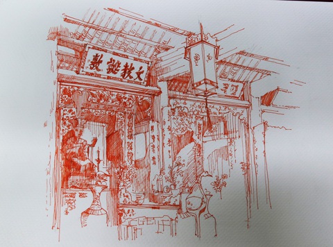 Khám phá Văn Miếu - Quốc Tử Giám qua những nét ký họa của người trẻ - Ảnh 3. Khám phá Văn Miếu - Quốc Tử Giám qua những nét ký họa của người trẻ - Ảnh 3.