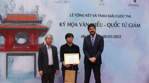 Khám phá Văn Miếu - Quốc Tử Giám qua những nét ký họa của người trẻ - Ảnh 1. Khám phá Văn Miếu - Quốc Tử Giám qua những nét ký họa của người trẻ - Ảnh 1.