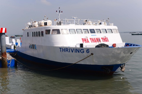 Tuyến phà biển Cần Giờ - Vũng Tàu ngày đầu khai trương - Ảnh 4. Tuyến phà biển Cần Giờ - Vũng Tàu ngày đầu khai trương - Ảnh 4.