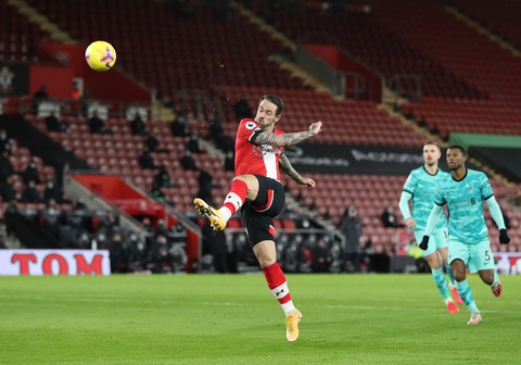 Người cũ Danny Ings tỏa sáng khiến Liverpool gục ngã trước Southampton - Ảnh 2. Người cũ Danny Ings tỏa sáng khiến Liverpool gục ngã trước Southampton - Ảnh 2.