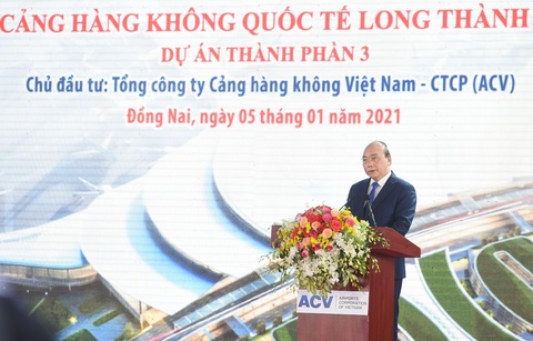 Thủ tướng bấm nút khởi công xây dựng sân bay Long Thành - Ảnh 2. Thủ tướng bấm nút khởi công xây dựng sân bay Long Thành - Ảnh 2.