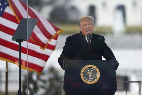 Cựu tổng thống Trump không dự phiên luận tội ông lần 2 - Ảnh 1. Cựu tổng thống Trump không dự phiên luận tội ông lần 2 - Ảnh 1.