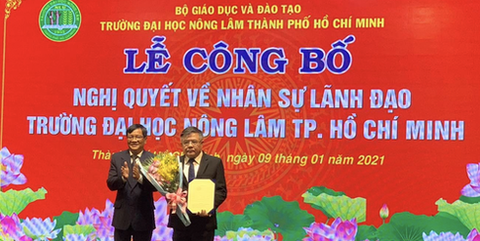 PGS.TS Huỳnh Thanh Hùng làm quyền hiệu trưởng ĐH Nông lâm TP.HCM - Ảnh 1. PGS.TS Huỳnh Thanh Hùng làm quyền hiệu trưởng ĐH Nông lâm TP.HCM - Ảnh 1.