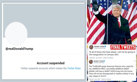 Tổng thống Trump muốn lập mạng xã hội riêng sau khi tố bị Twitter bịt miệng - Ảnh 1. Tổng thống Trump muốn lập mạng xã hội riêng sau khi tố bị Twitter bịt miệng - Ảnh 1.