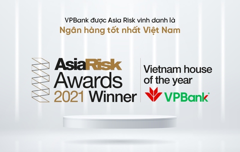 VPBank là ngân hàng xuất sắc nhất năm 2021 về quản trị rủi ro và sản phẩm phái sinh - Ảnh 1. VPBank là ngân hàng xuất sắc nhất năm 2021 về quản trị rủi ro và sản phẩm phái sinh - Ảnh 1.
