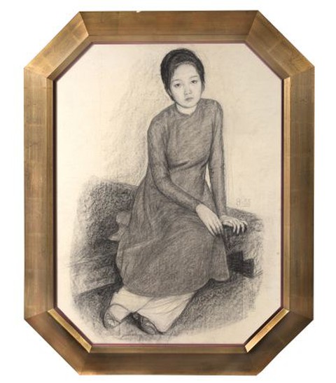 Tranh hiếm của nhà văn Nhất Linh được đấu giá thành công trên sàn quốc tế - Ảnh 3. Tranh hiếm của nhà văn Nhất Linh được đấu giá thành công trên sàn quốc tế - Ảnh 3.