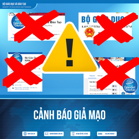 Hàng chục trang mạo danh Bộ GD-ĐT, bộ trưởng rao làm... bằng cấp giả - Ảnh 1. Hàng chục trang mạo danh Bộ GD-ĐT, bộ trưởng rao làm... bằng cấp giả - Ảnh 1.