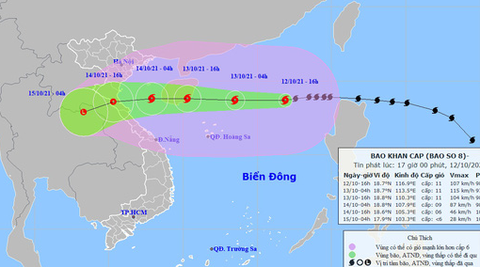 Bão số 8 hướng vào Thanh Hóa - Quảng Bình, suy yếu trước khi đổ bộ - Ảnh 1. Bão số 8 hướng vào Thanh Hóa - Quảng Bình, suy yếu trước khi đổ bộ - Ảnh 1.