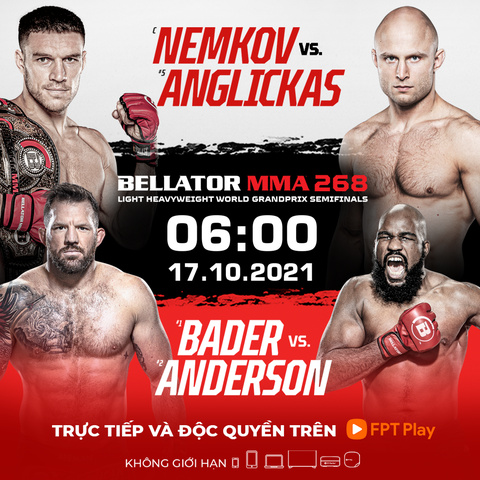 Đại hội anh hùng Bellator MMA World Grand Prix - Ảnh 3. Đại hội anh hùng Bellator MMA World Grand Prix - Ảnh 3.