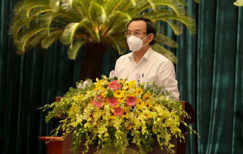 Bí thư Nguyễn Văn Nên: Đại dịch làm thấy rõ ưu khuyết của tổ chức, cá nhân trong bộ máy - Ảnh 2. Bí thư Nguyễn Văn Nên: Đại dịch làm thấy rõ ưu khuyết của tổ chức, cá nhân trong bộ máy - Ảnh 2.