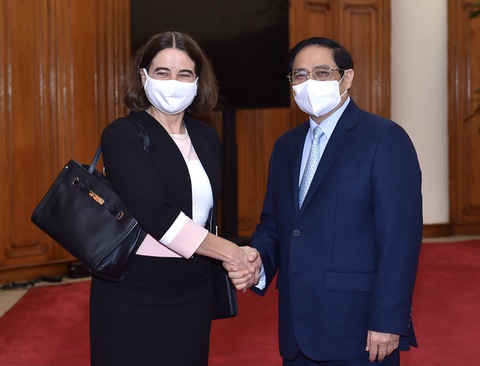 Thủ tướng Phạm Minh Chính cảm ơn Úc hỗ trợ 5,2 triệu liều vắc xin COVID-19 - Ảnh 1. Thủ tướng Phạm Minh Chính cảm ơn Úc hỗ trợ 5,2 triệu liều vắc xin COVID-19 - Ảnh 1.