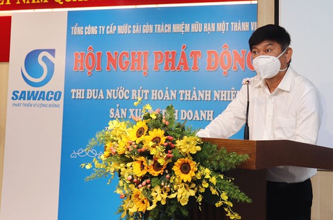 Sawaco phát động thi đua hoàn thành nhiệm vụ sản xuất kinh doanh - Ảnh 1. Sawaco phát động thi đua hoàn thành nhiệm vụ sản xuất kinh doanh - Ảnh 1.
