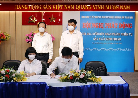 Sawaco phát động thi đua hoàn thành nhiệm vụ sản xuất kinh doanh - Ảnh 2. Sawaco phát động thi đua hoàn thành nhiệm vụ sản xuất kinh doanh - Ảnh 2.